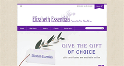 Desktop Screenshot of elizabethessentials.com